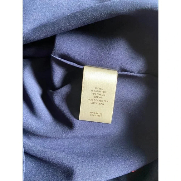 Eliza J Dress Women’s 6 Bell Sleeve Navy Blue Lace - Picture 8 of 8